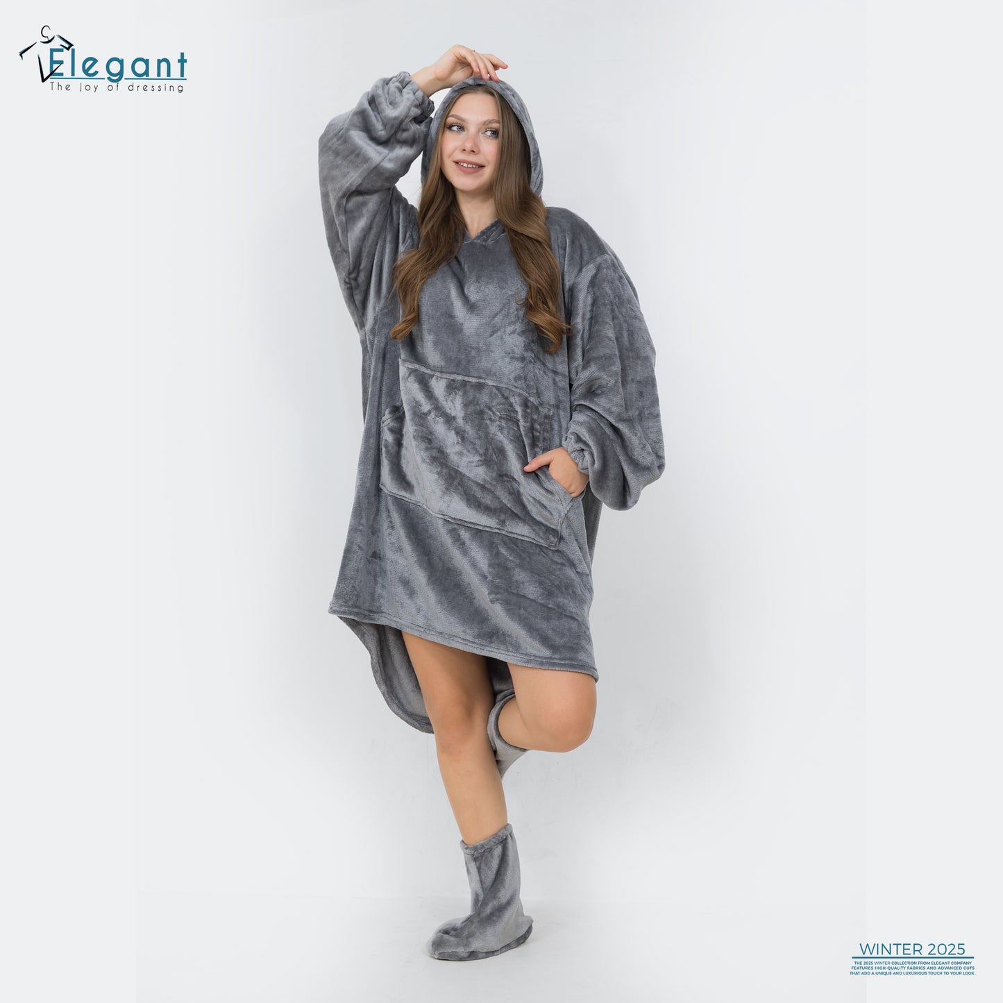 Blanket Hoodie - Dark Grey