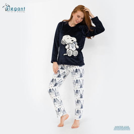 Polar PJ Navy - Snoopy Love