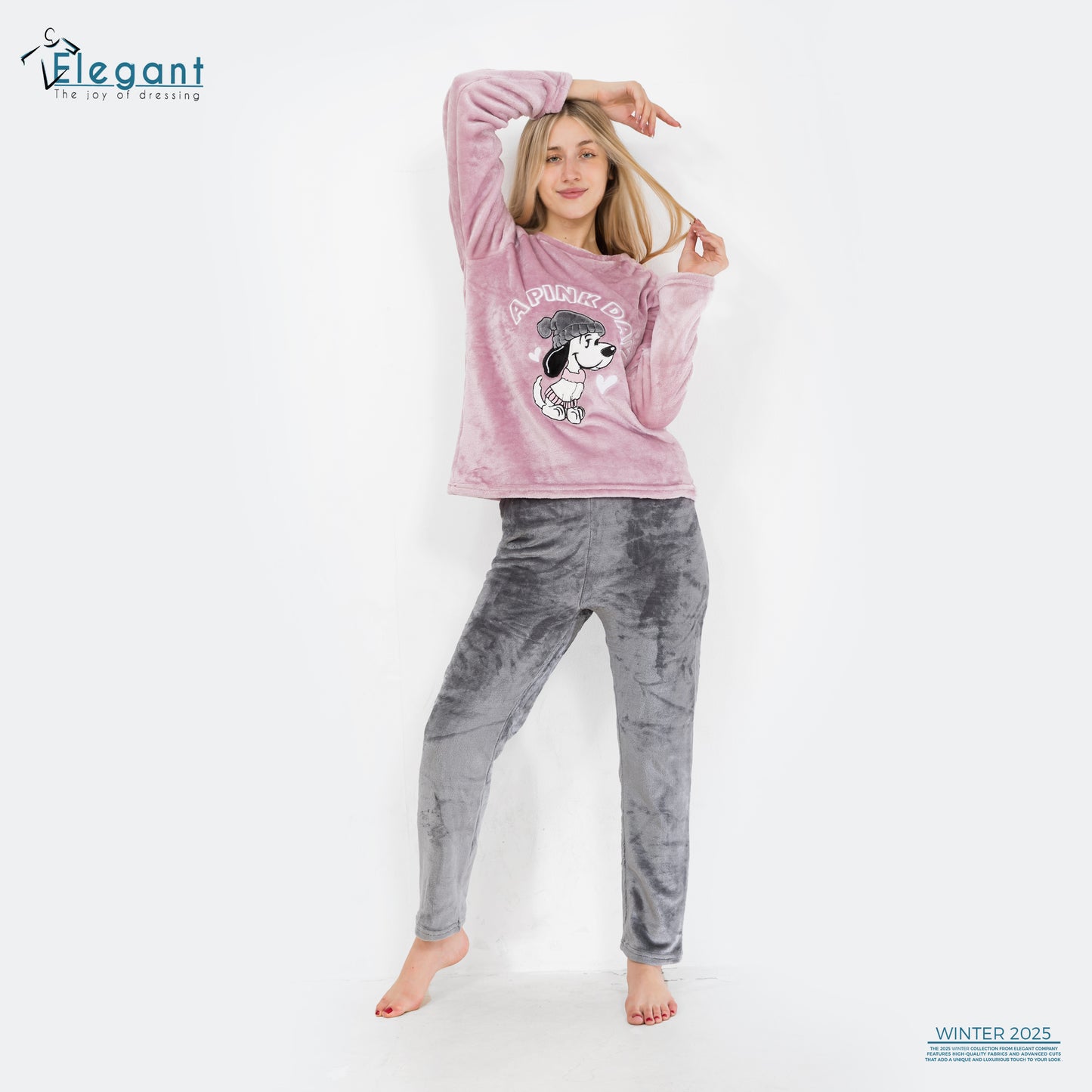 Polar PJ Rose/Grey - Pink Day