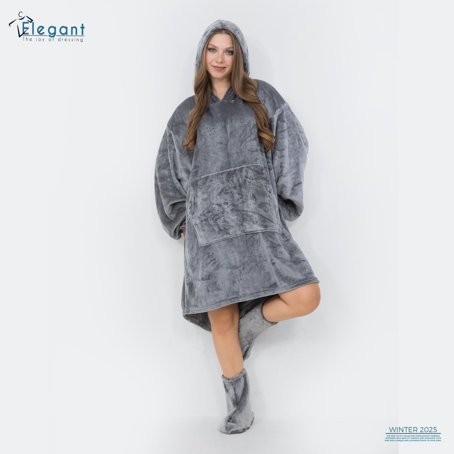 Blanket Hoodie - Dark Grey