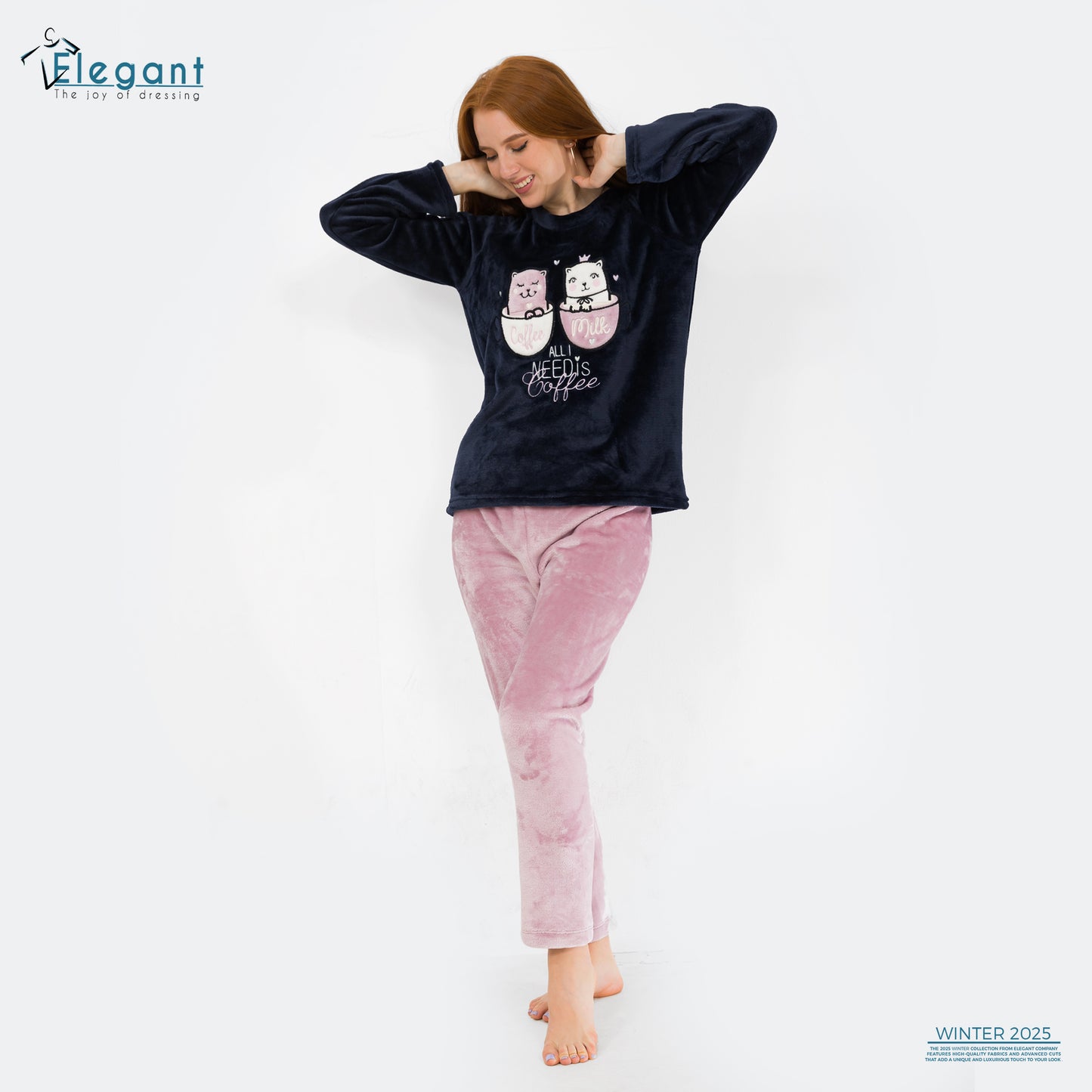 Polar PJ Navy - All i need is coffee