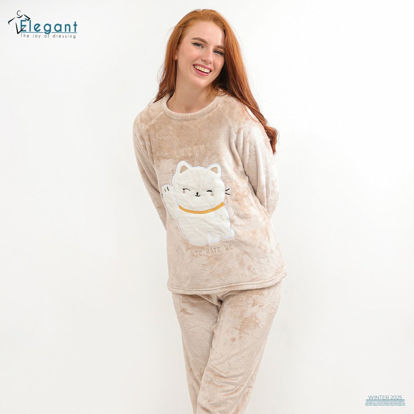 Polar PJ Cute Cat - Beige