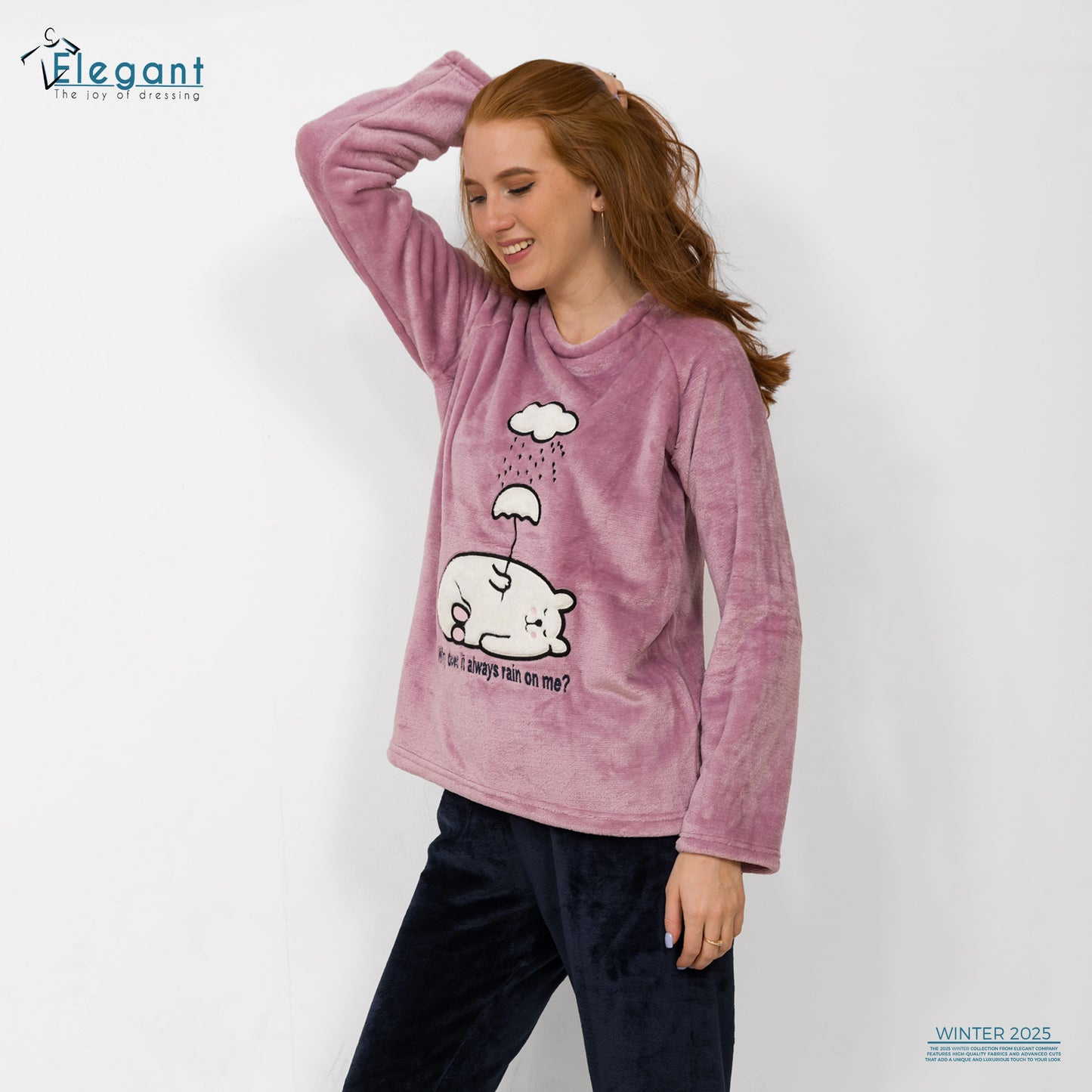 Polar PJ - Dusty Pink - Rain on me