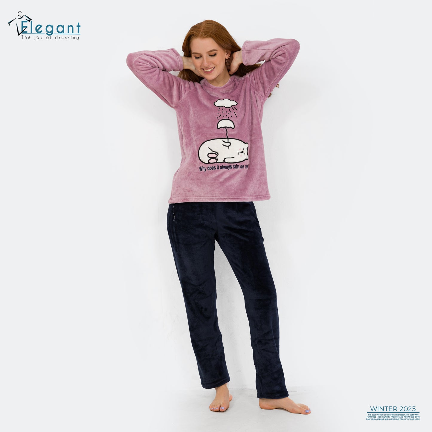 Polar PJ - Dusty Pink - Rain on me