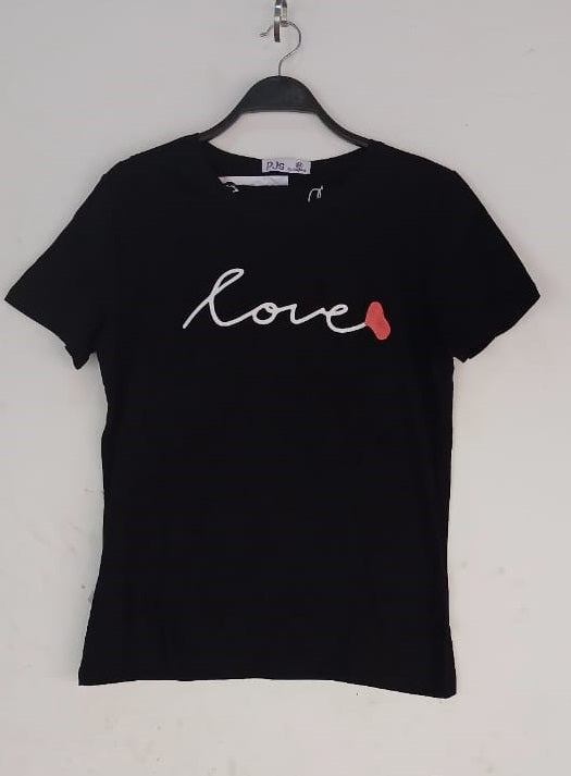 PJ short Cotton Black - Lovely