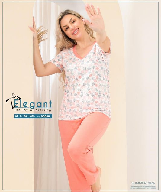 PJ Pants cotton V Collar - Orange
