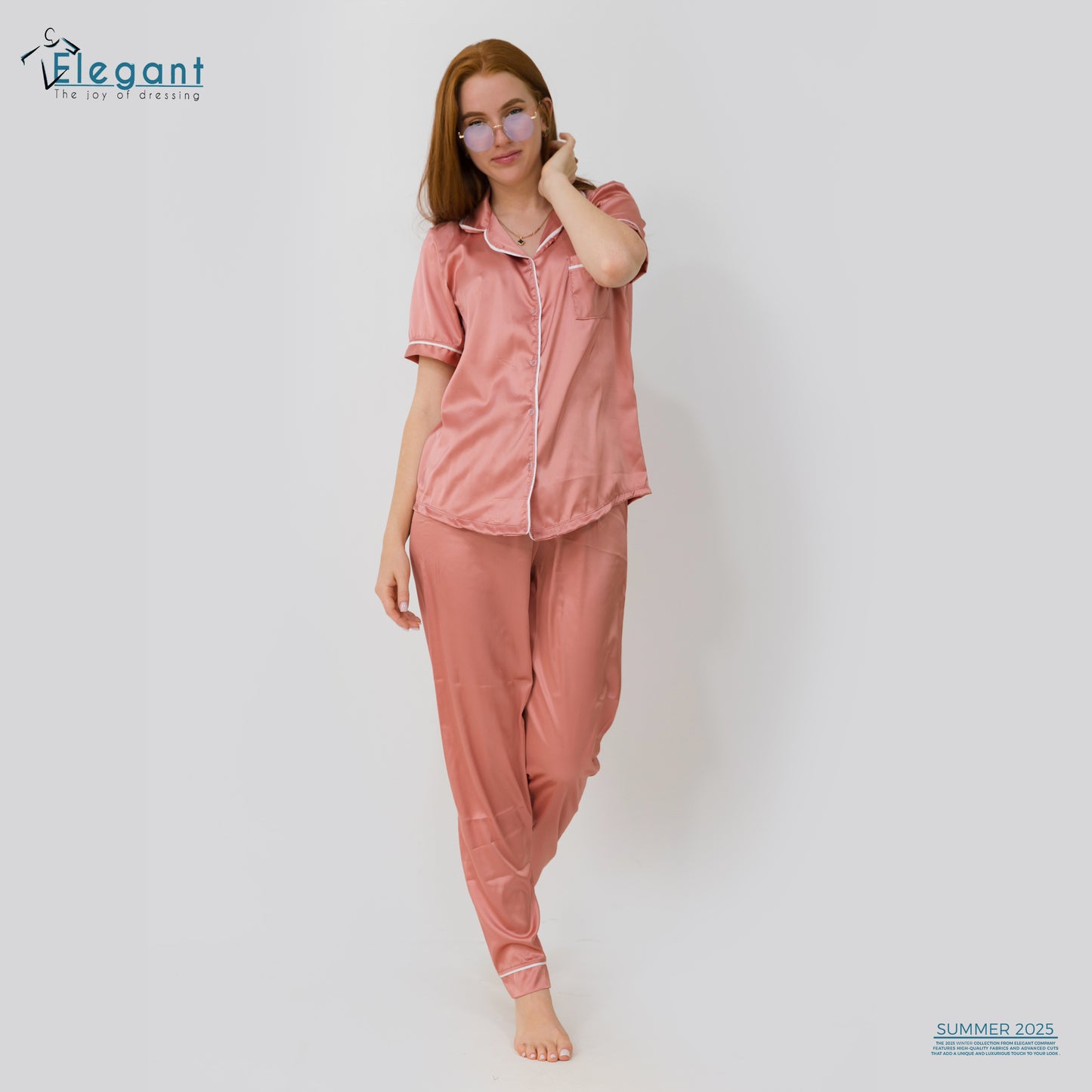 Satin Classic PJ Pants - Simon