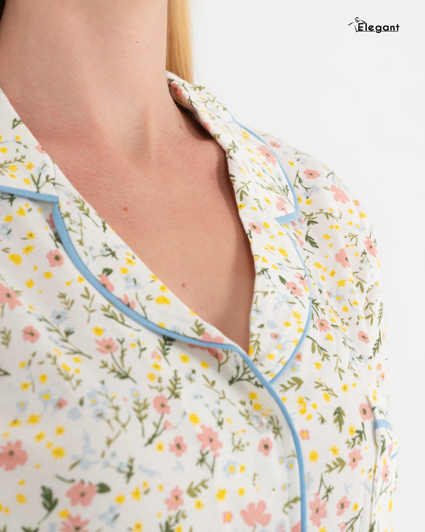 Classic Nightshirt Cotton - Patterned Spring Flori