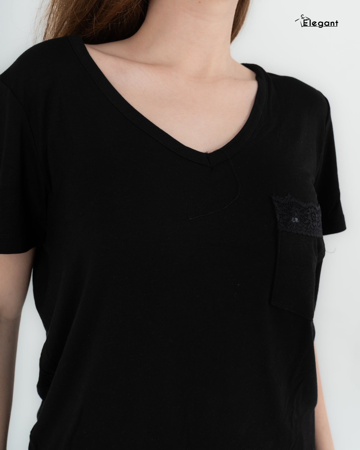 Viscose PJ Shorts, Pocket - Black