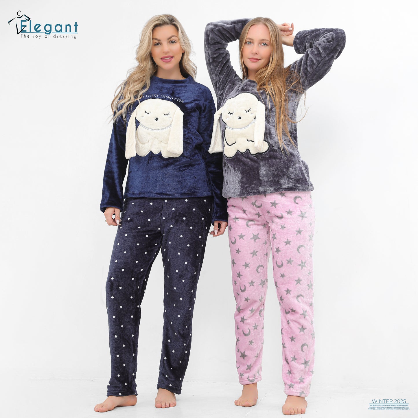 Polar PJ Navy/Navy printed pant - Cutest Ever