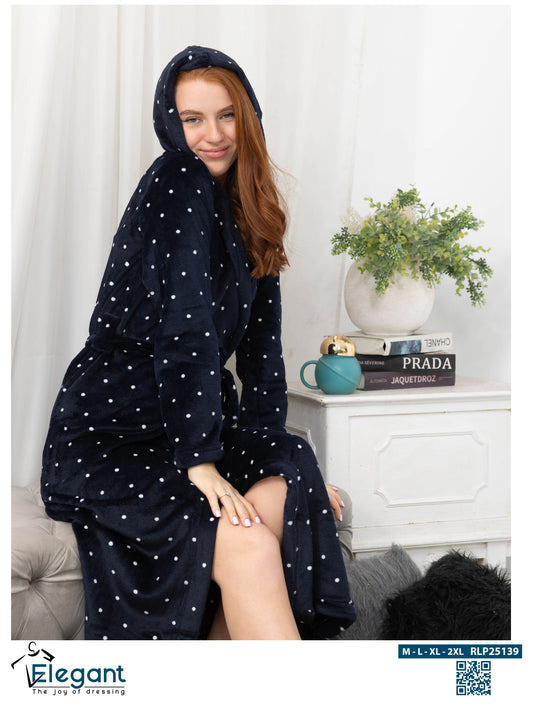 Polar Long Robe - Navy Pearl