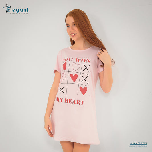 Nightshirt cotton Baby Rose - You Won My Heart