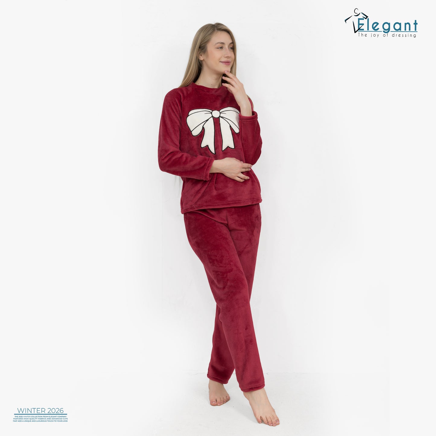 Polar PJ Maroon - Bow