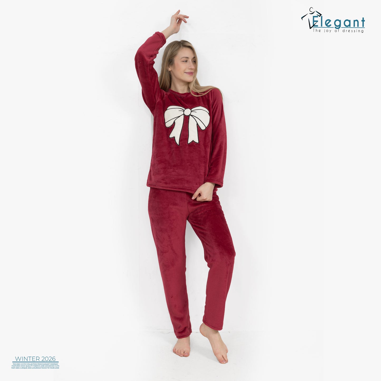 Polar PJ Maroon - Bow