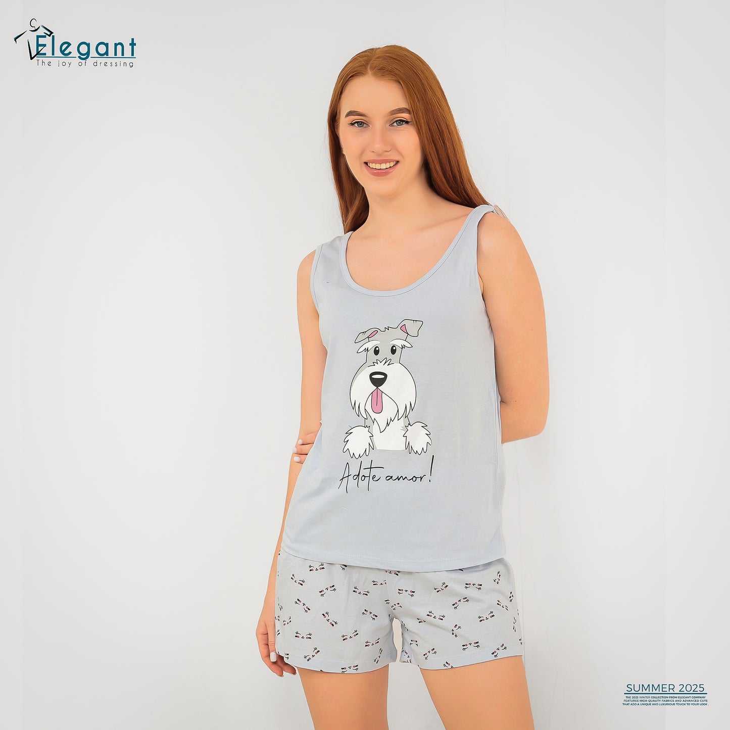PJ short Cotton Blue - Puppy