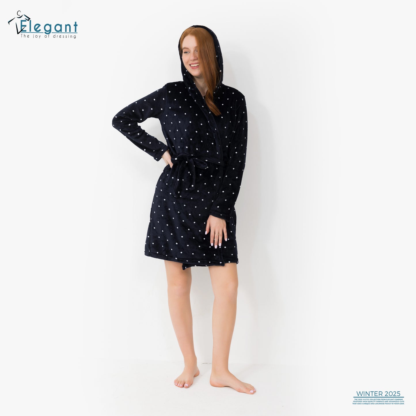 Polar Mini Robe - Navy Pearl
