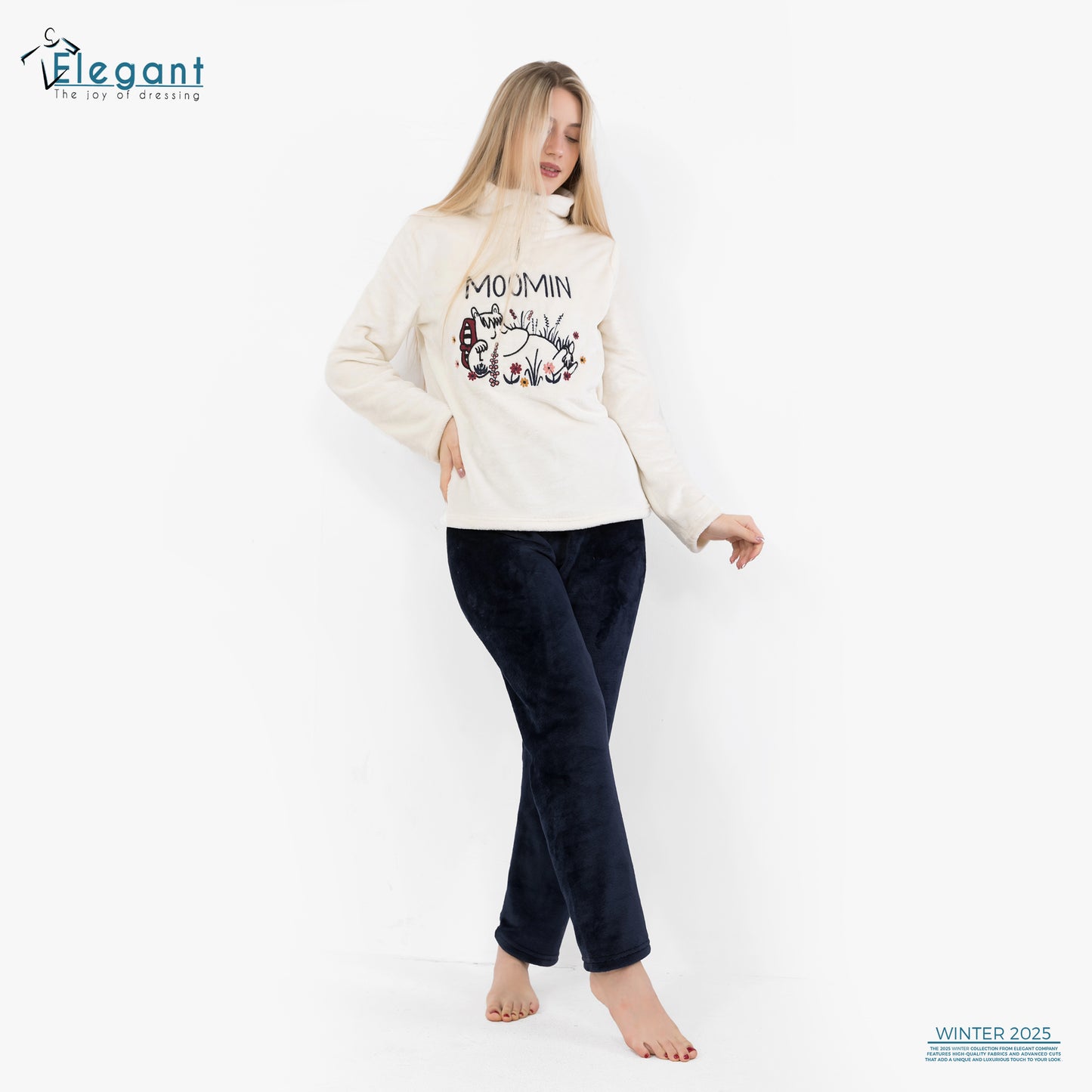 Polar PJ سحاب بياقة أوف وايت - Moo