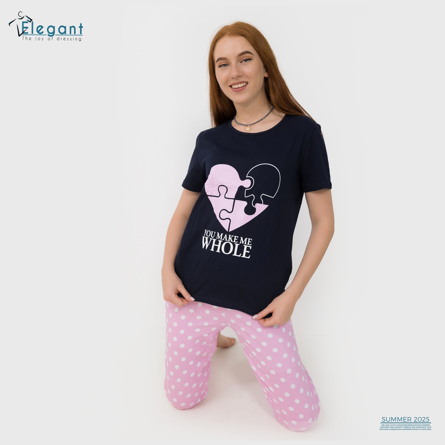 PJs Pants Cotton - Black - You make me whole