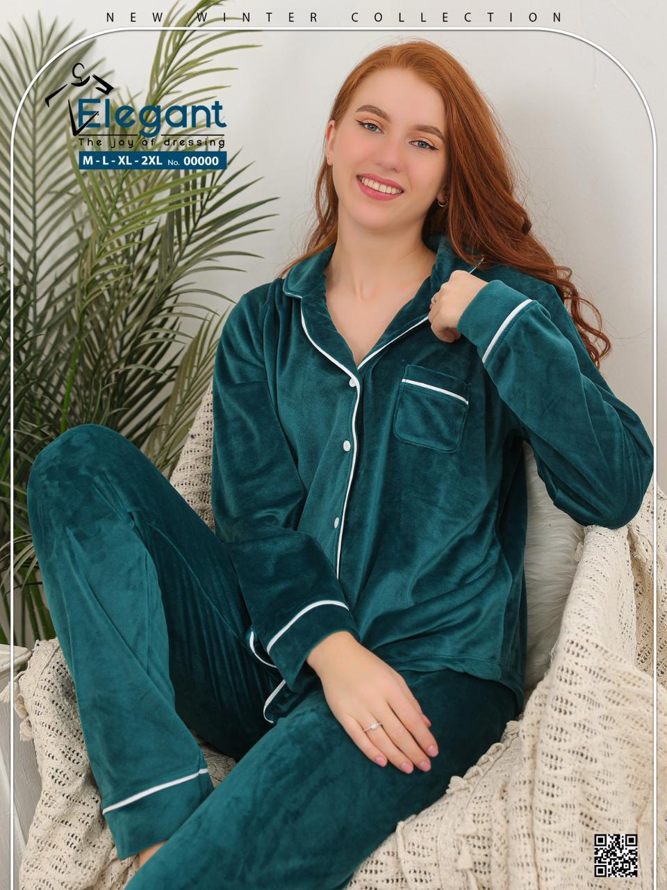 Velvet Pyjama Teal