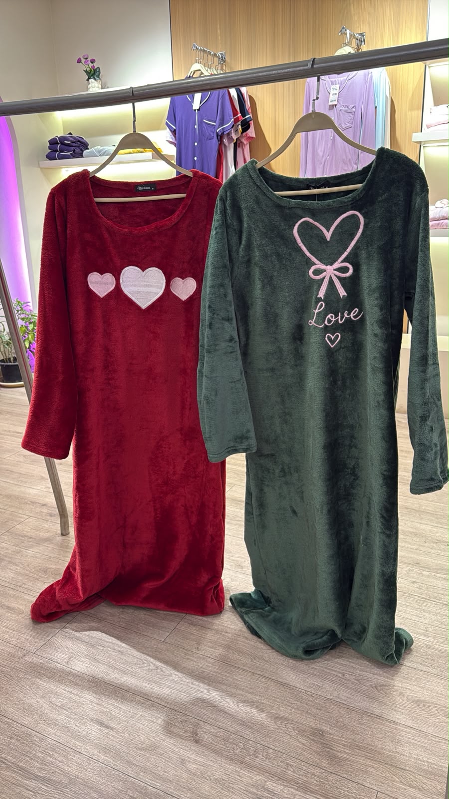 Polar Maxi Galabeya - Maroon - Triple Hearts