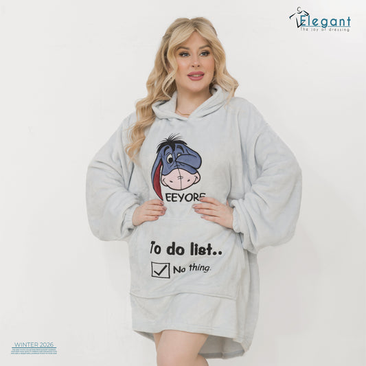Blanket Hoodie - Blue - Eeyore