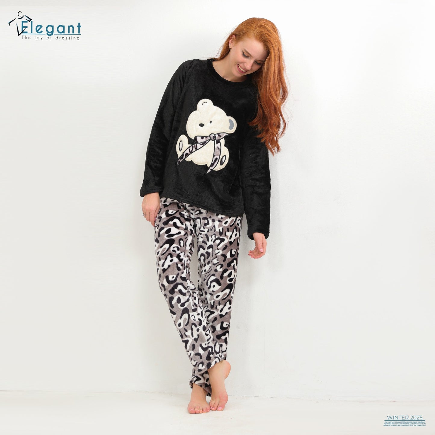 Polar PJ Cute Bear- Black