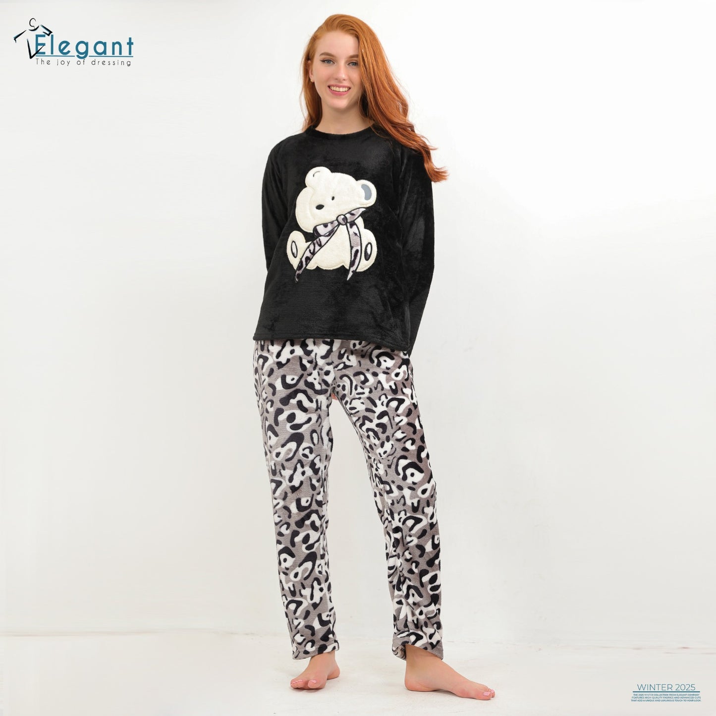 Polar PJ Cute Bear- Black