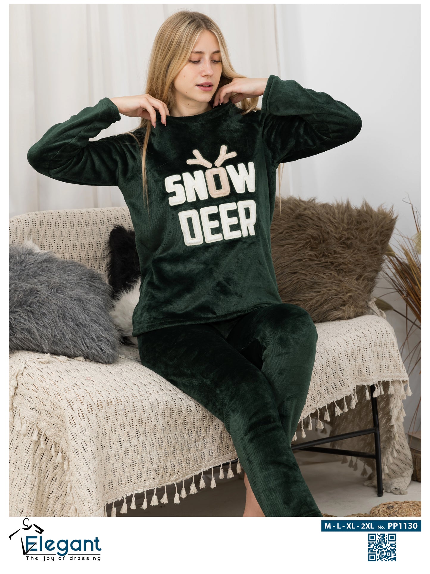 Polar PJ Emerald green - Snow Deer