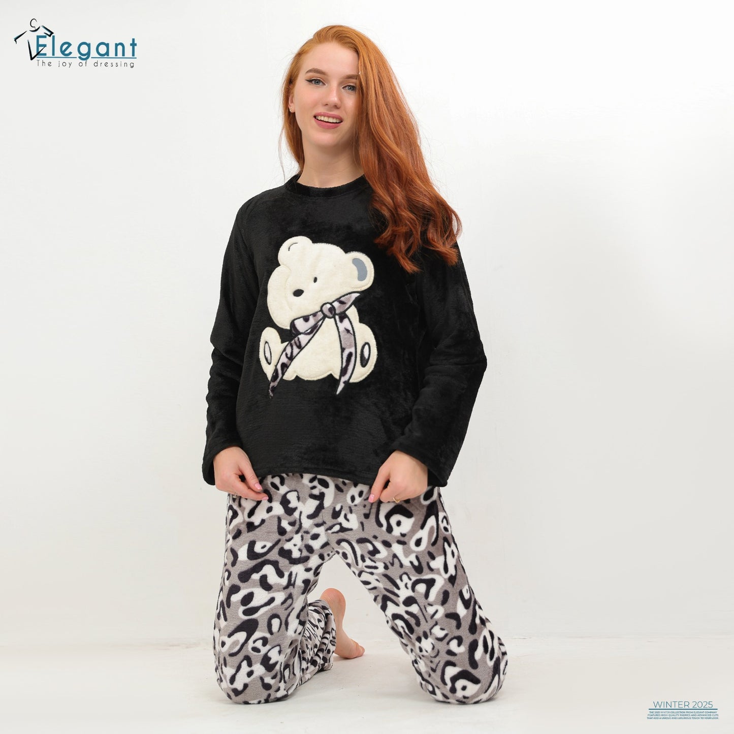 Polar PJ Cute Bear- Black