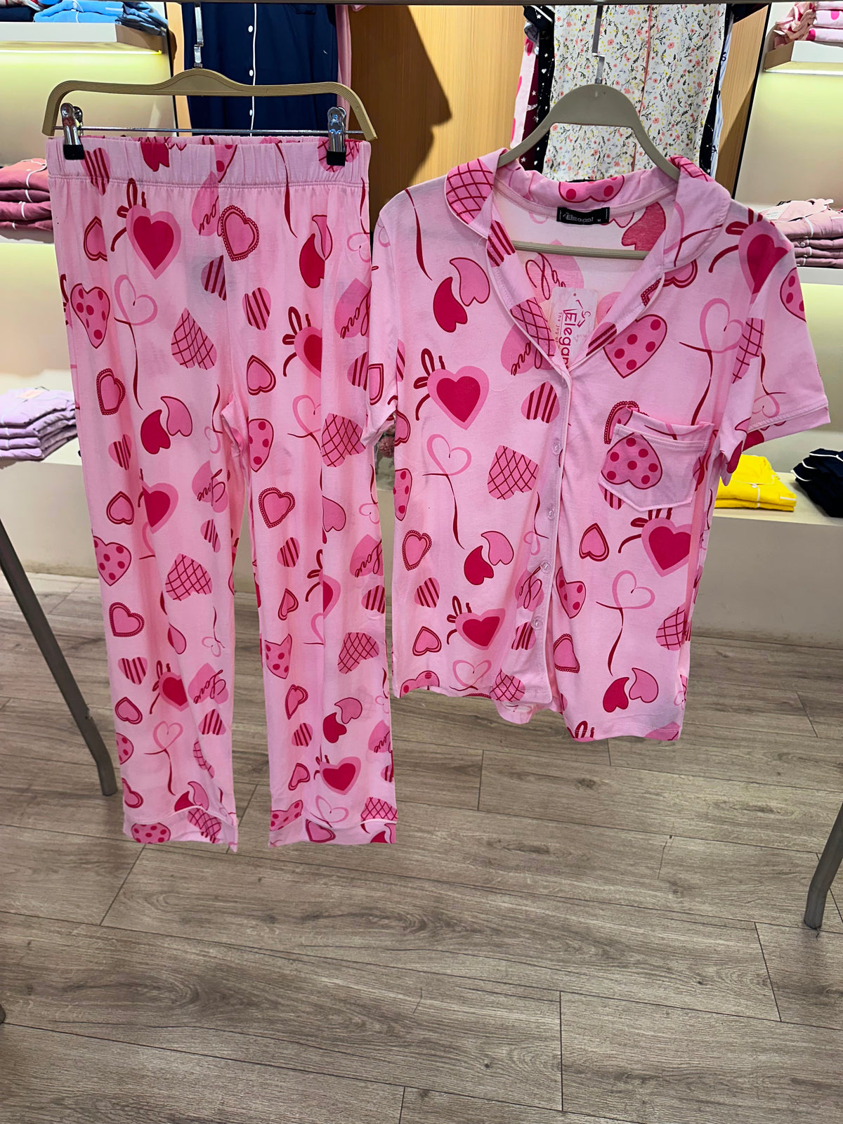Love in the Air- Classic PJ Pants Cotton Wide Leg