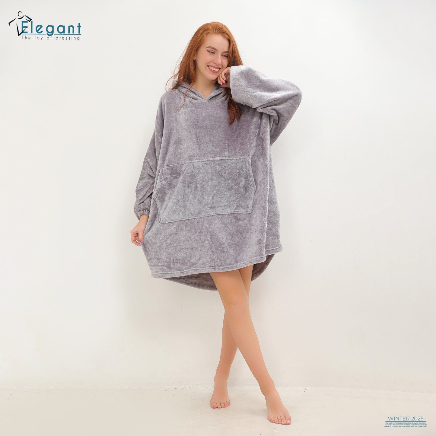 Blanket Hoodie Grey