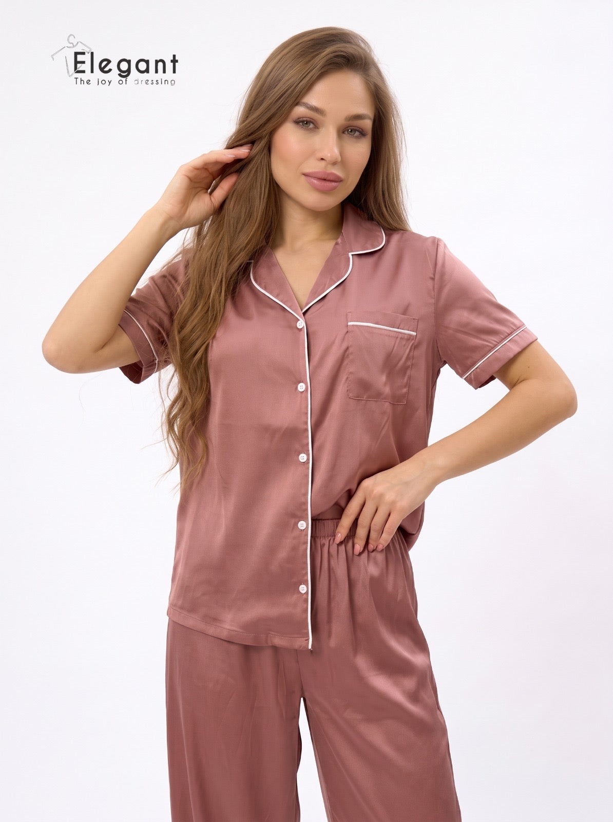 Satin Classic PJ Pants - Cashmere