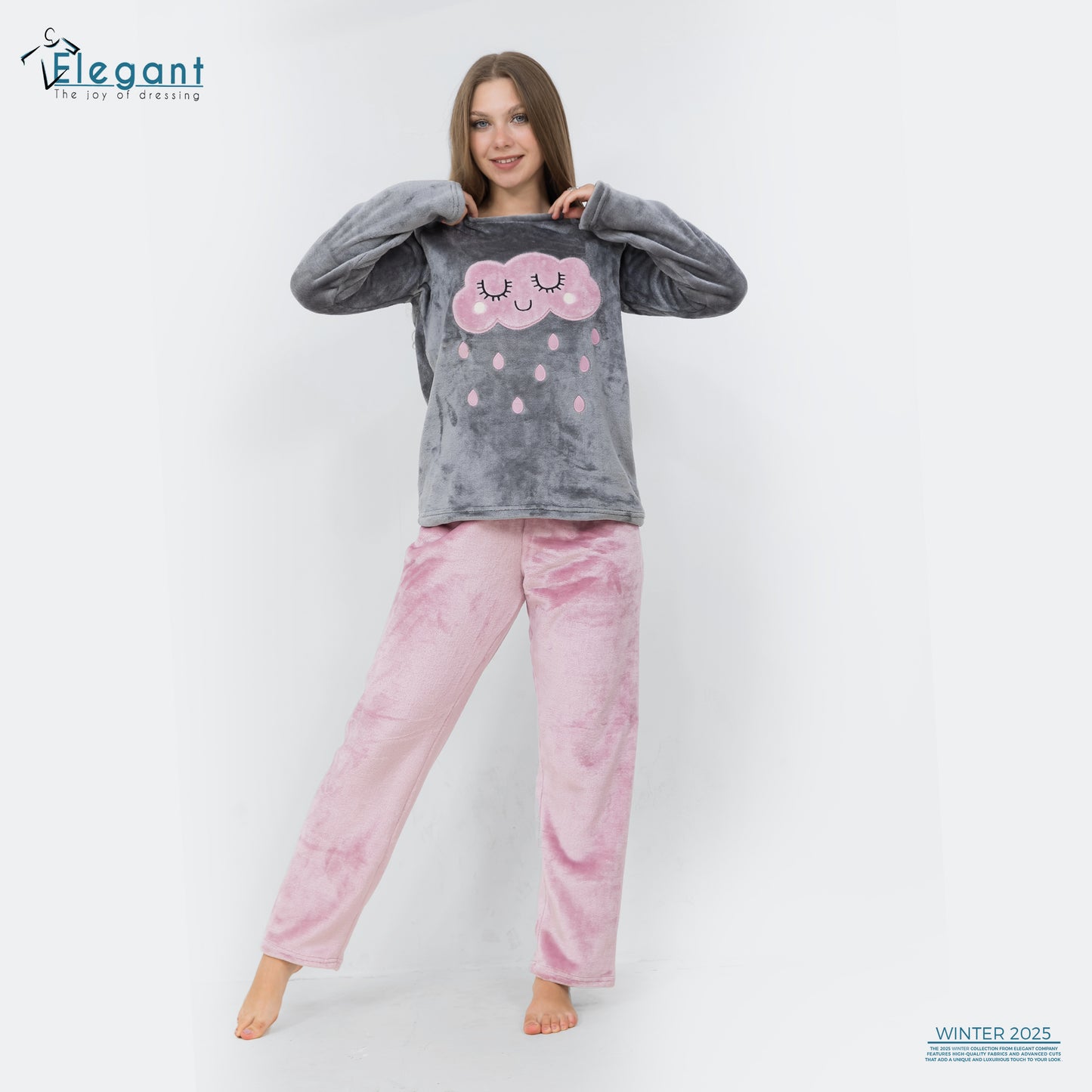 Polar PJ Grey/Rose - Raining