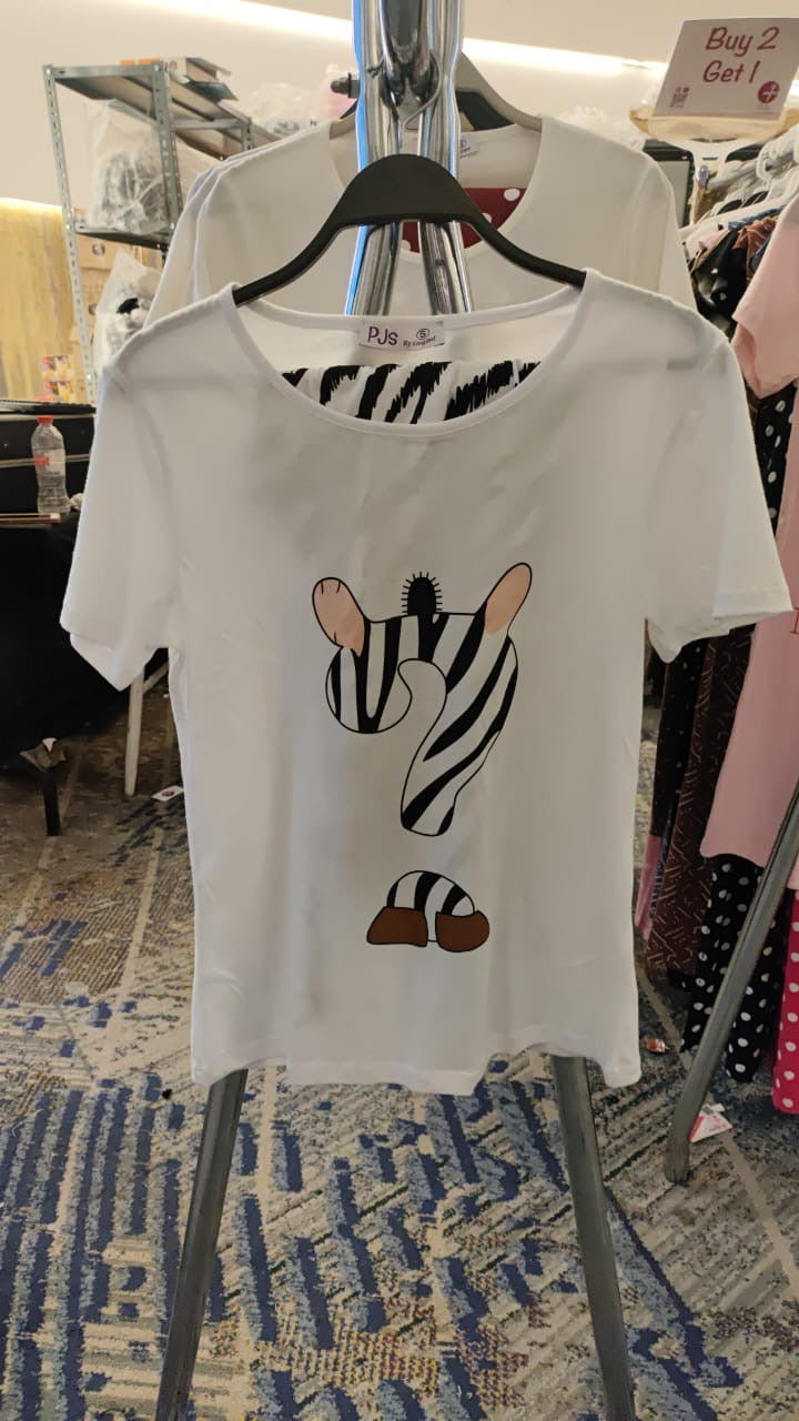 PJs Pants Cotton - Animal Zebra