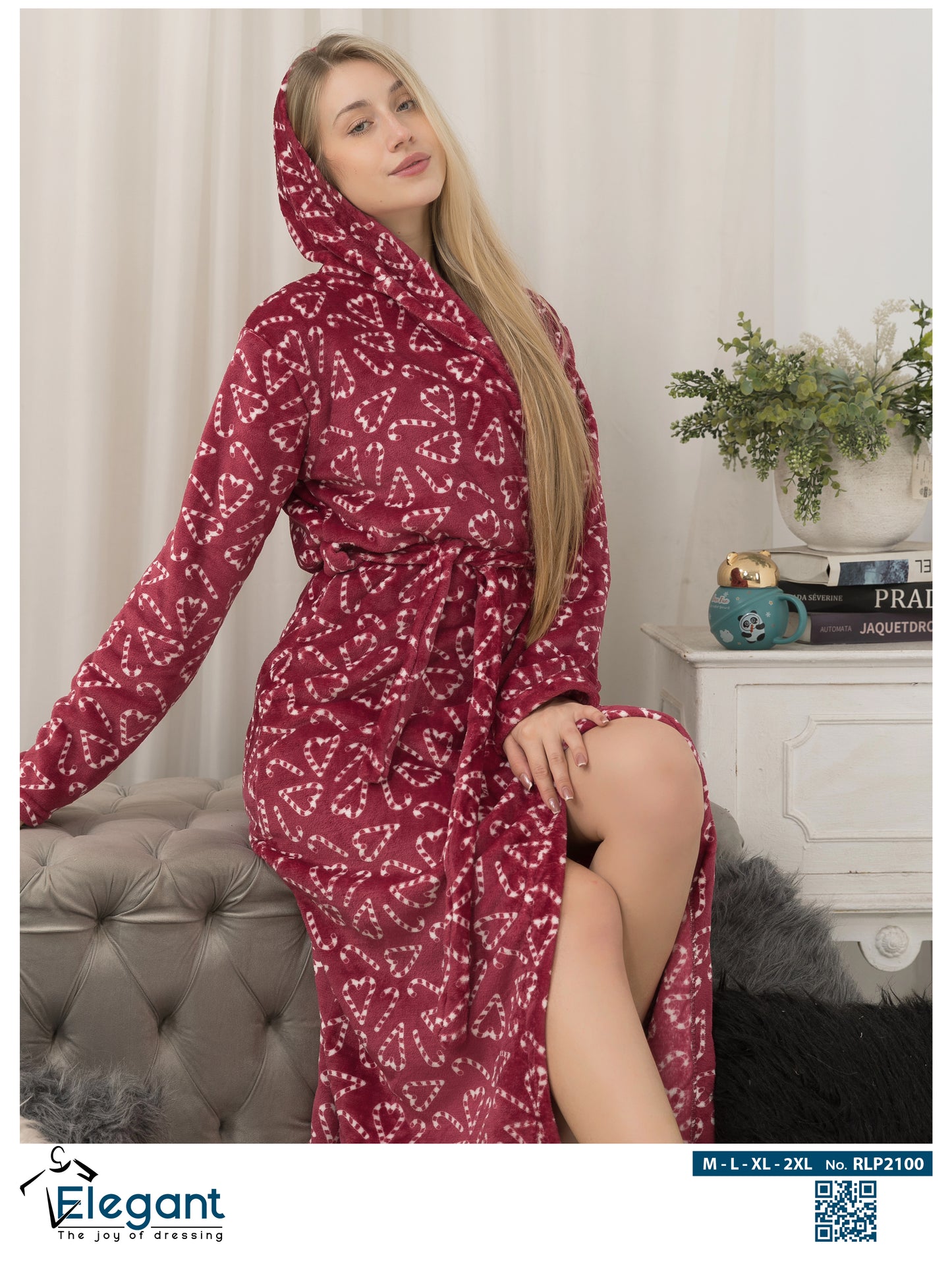 Polar Long Robe - Berry Candy