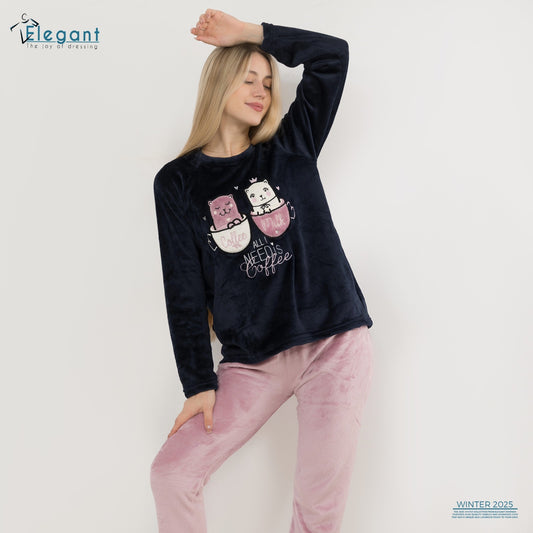 Polar PJ Navy - All i need is coffee