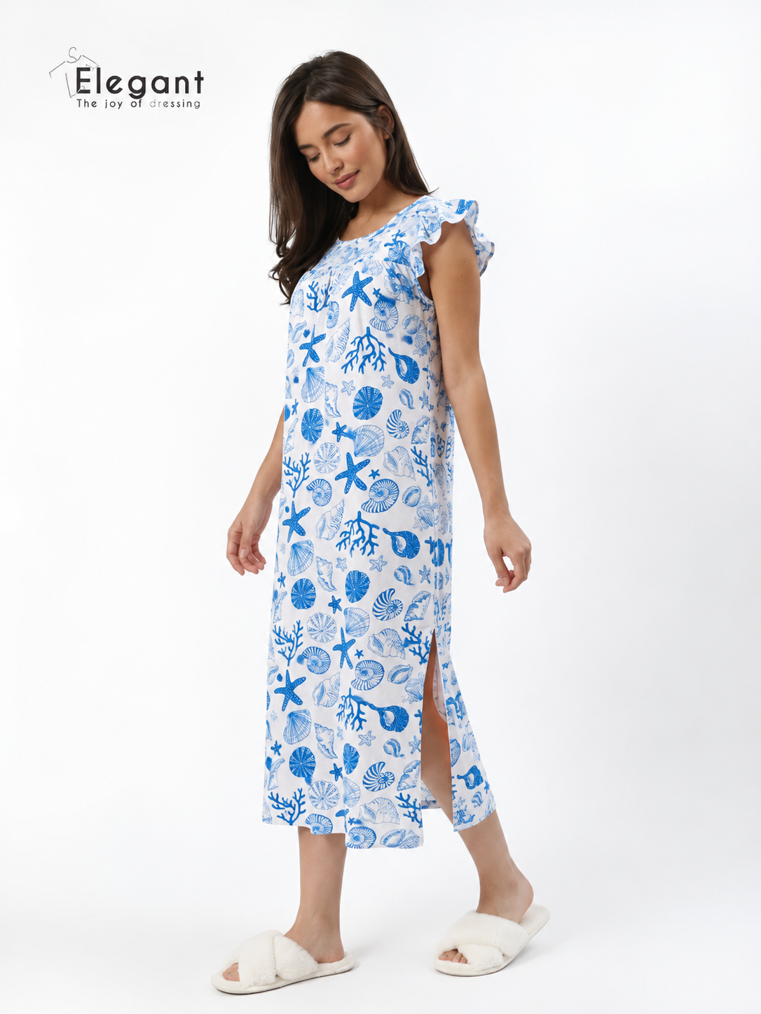 Sahel Modern Ruffles Galabeya - Summer Vibes