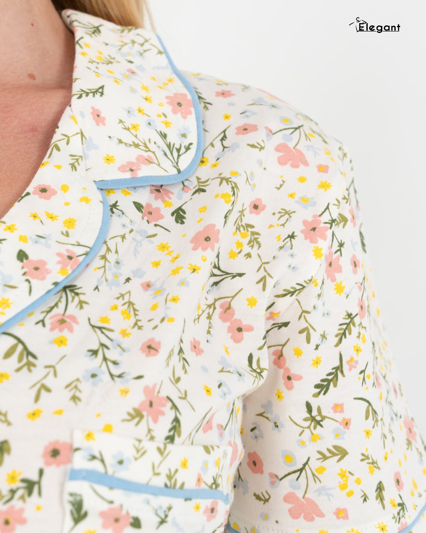 Classic Nightshirt Cotton - Patterned Spring Flori
