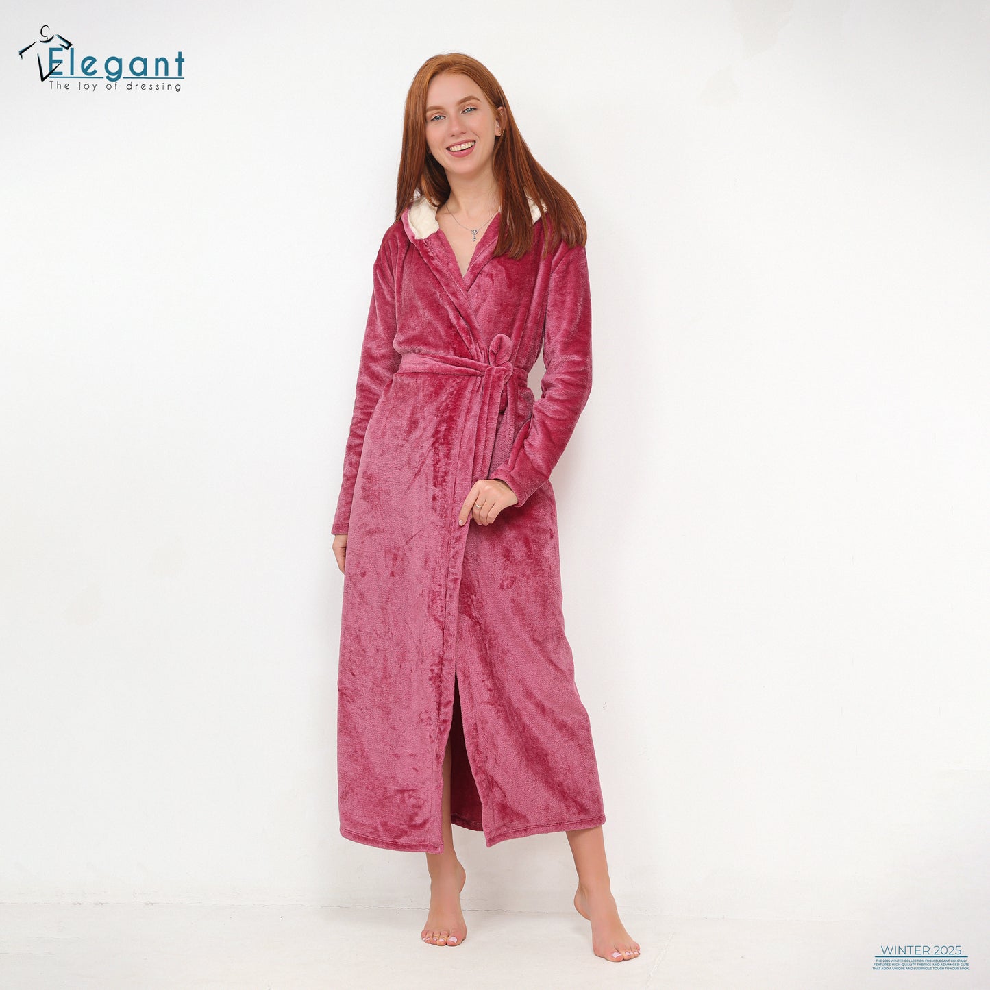 Polar Long Robe Blush