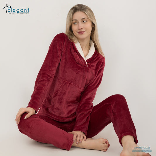 Polar PJ Big Collar - Maroon