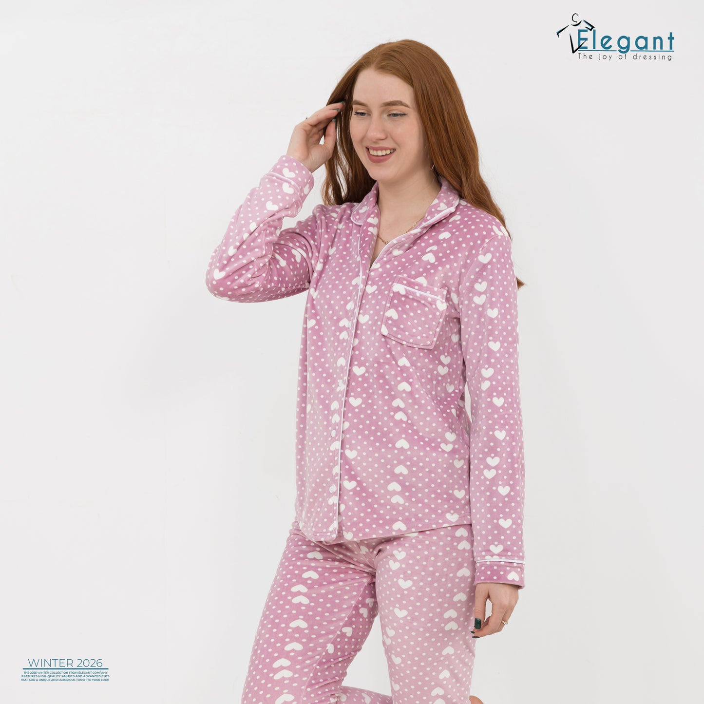 Velvet Classic - Dotty Hearts Cashmere