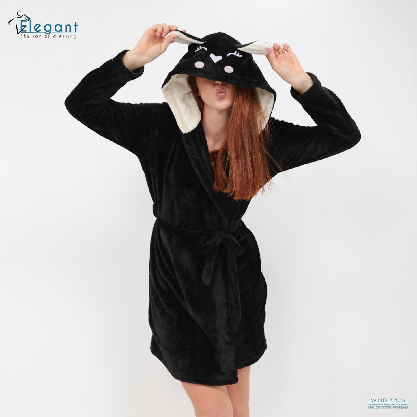 Polar Mini Robe Black