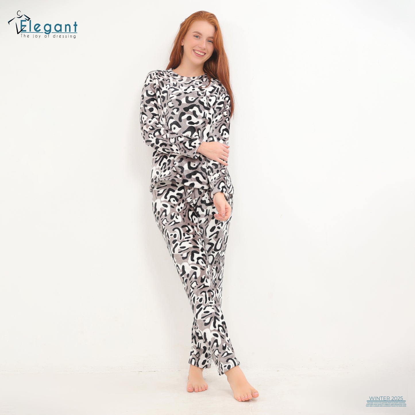 Polar PJ Basic - Printed Grey