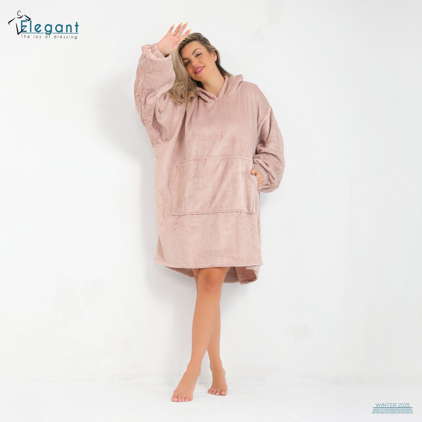 Blanket Hoodie Beige