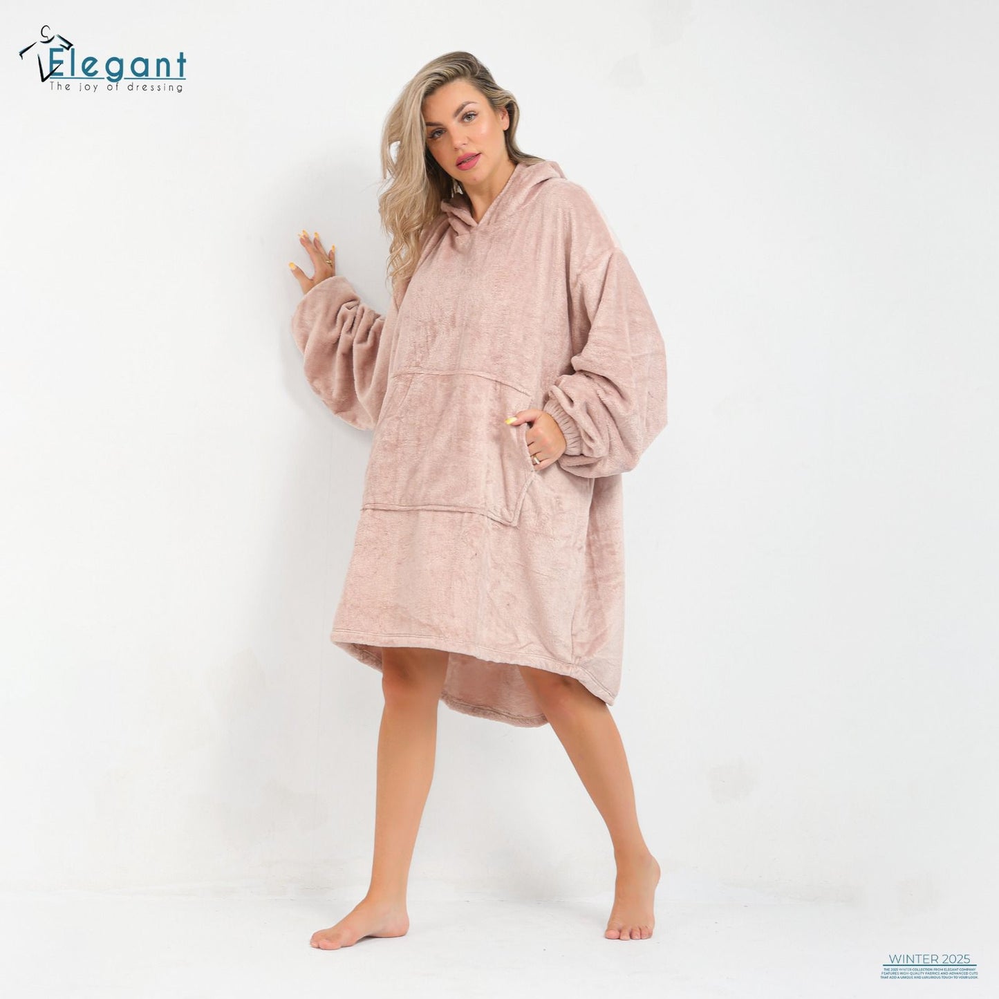 Blanket Hoodie Beige