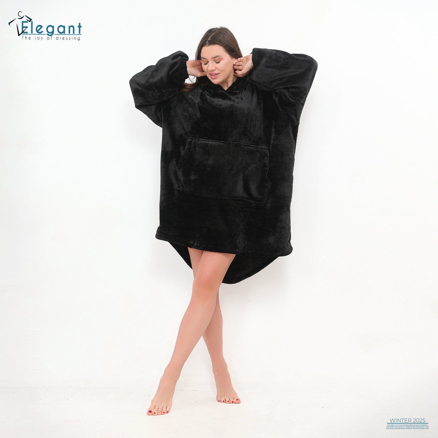 Blanket Hoodie Black