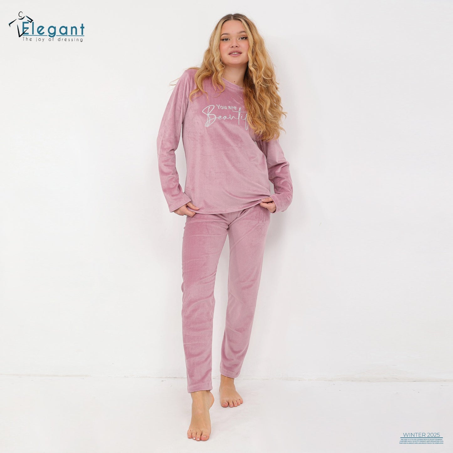 Velvet Embroidery PJ Cashmere- Beautiful