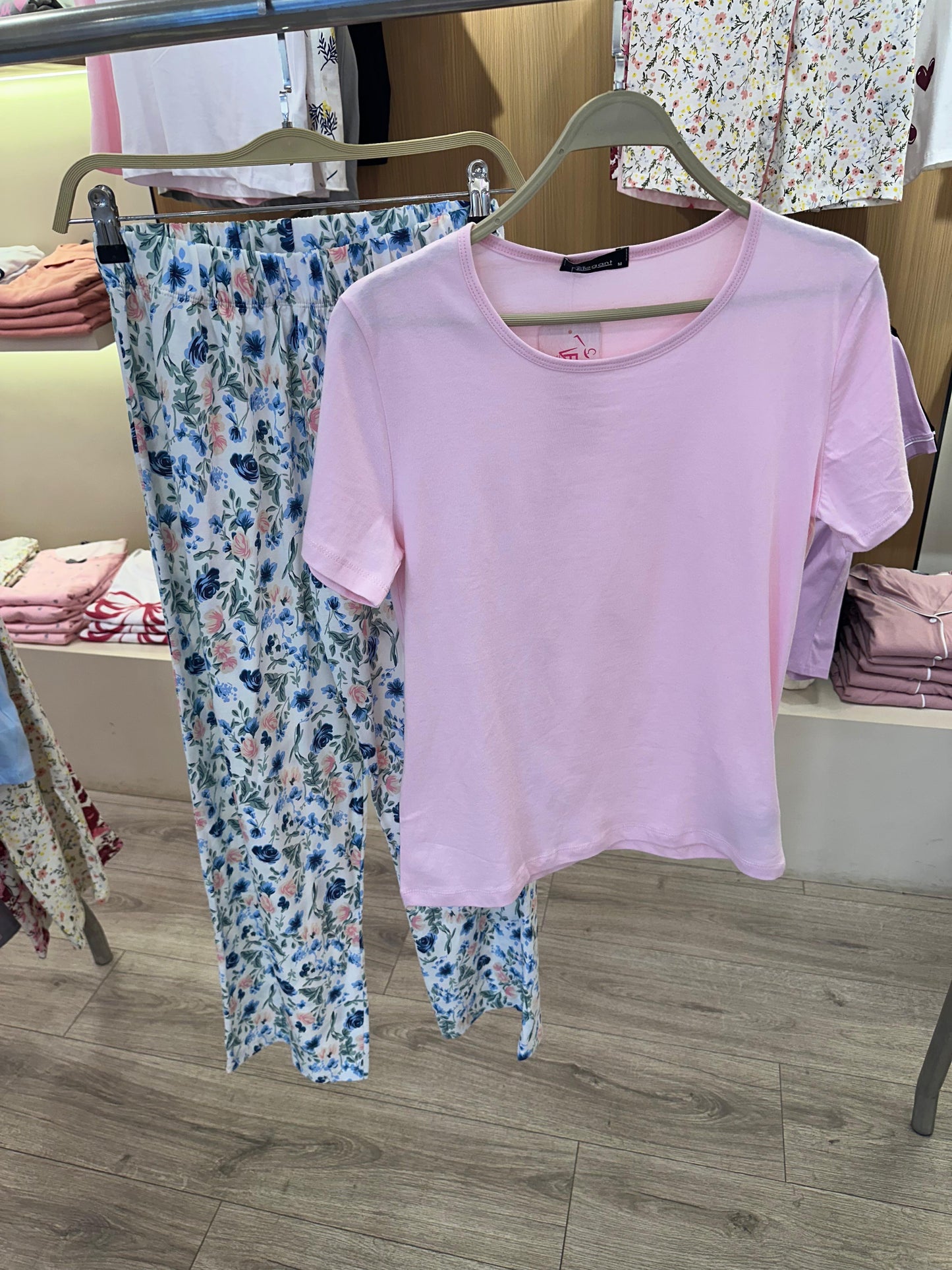 PJs Pants Cotton Basic - Rose Floral