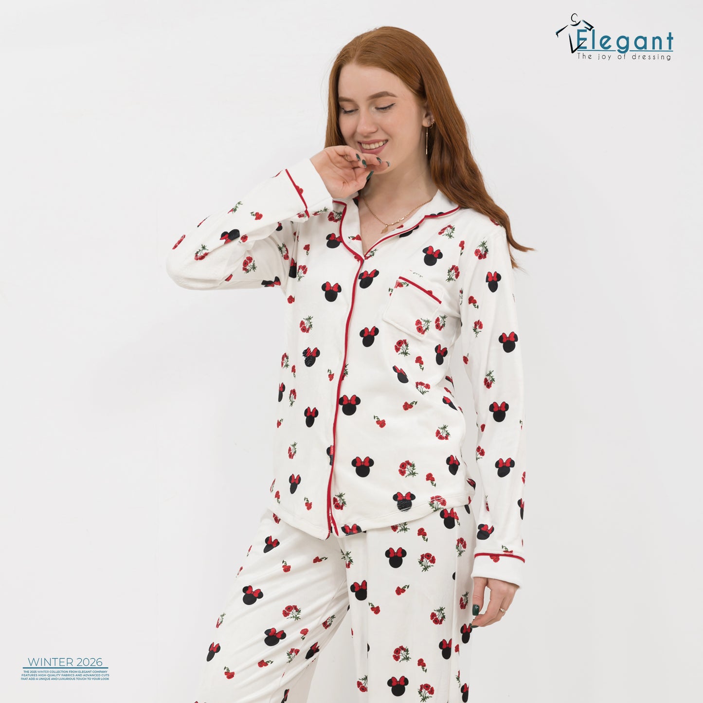 Velvet Classic Wide Leg - Minnie Mouse