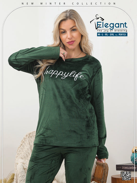 Velvet PJ Olive- HappyLife